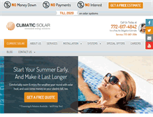 Tablet Screenshot of climaticsolar.com